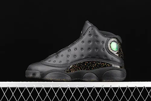 All categories Air Jordan Jordan series basketball shoes Air Jordan 13 G version Air Jordan 13 GS "Black Gold" AJ13 Joe 13 black stars DC9443-007